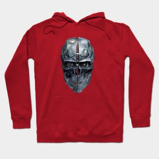 Dishonored 2 Corvos Metal Mask Charcoal Heather Licensed Hoodie